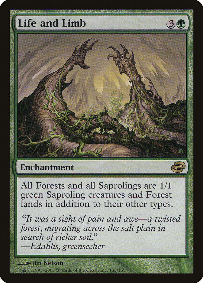 Life and Limb card front