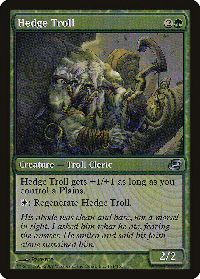 Hedge Troll card front