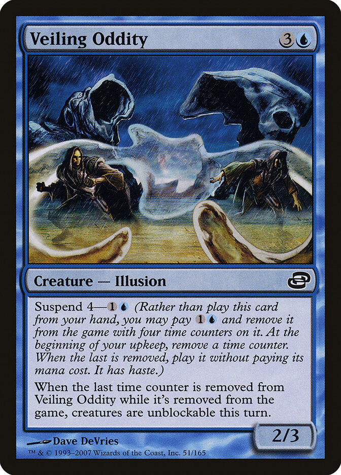 Veiling Oddity card front