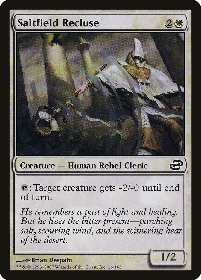 Saltfield Recluse card front