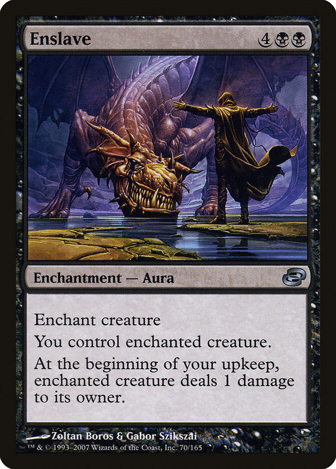 Enslave card front