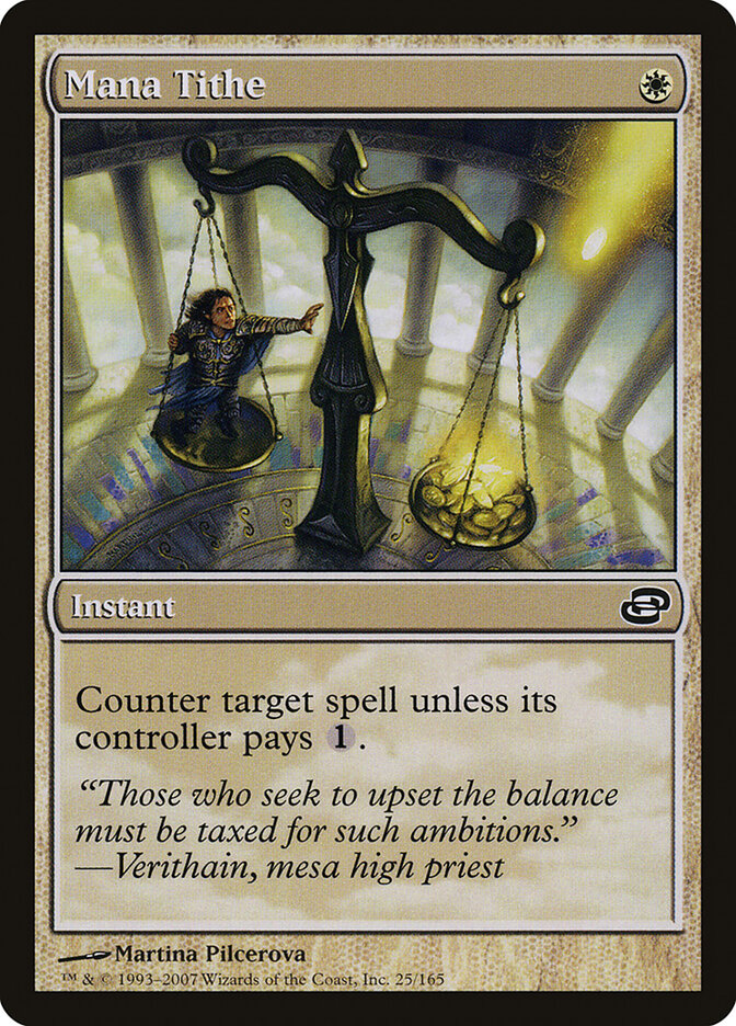 Mana Tithe card front