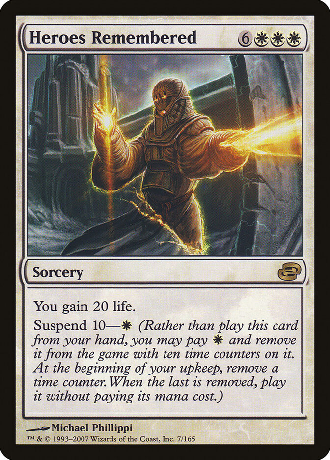 Heroes Remembered card front