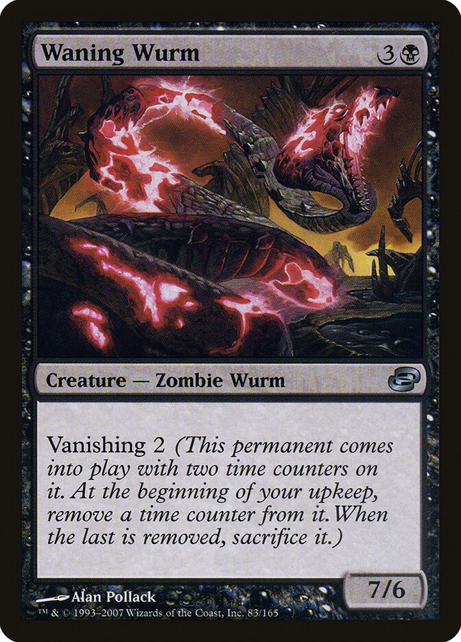 Waning Wurm card front