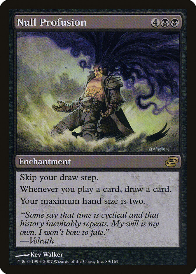 Null Profusion card front