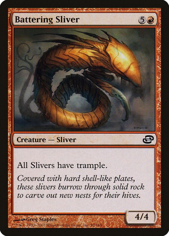 Battering Sliver card front