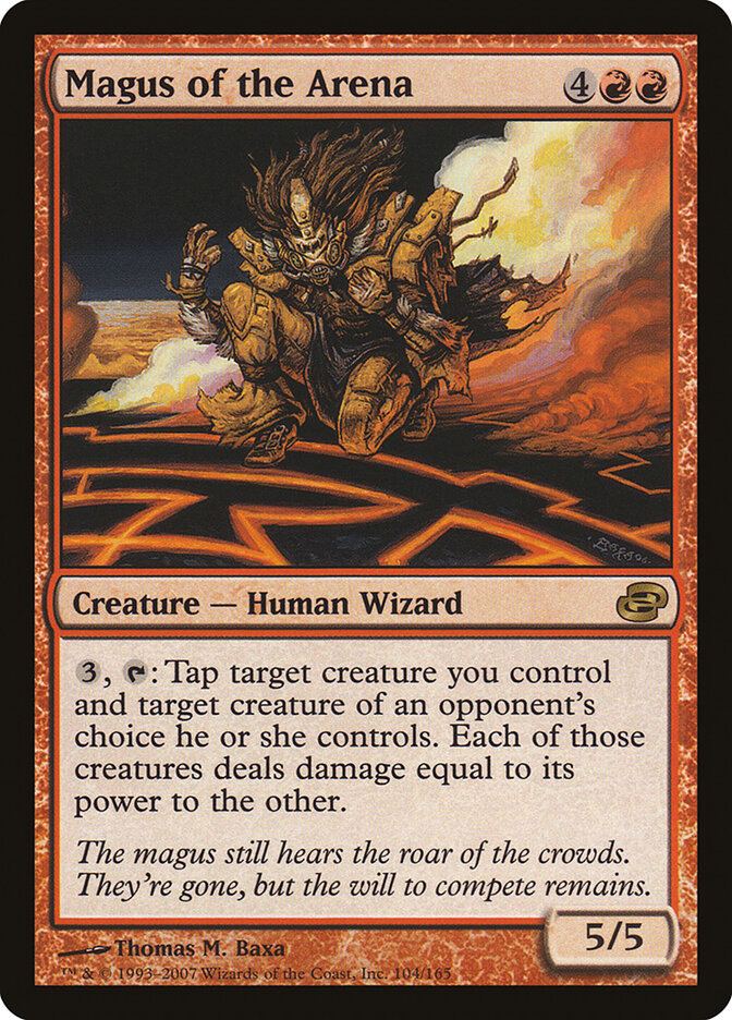 Magus of the Arena card front