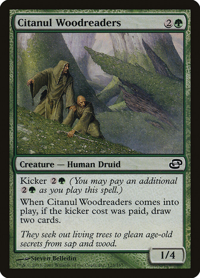 Citanul Woodreaders card front