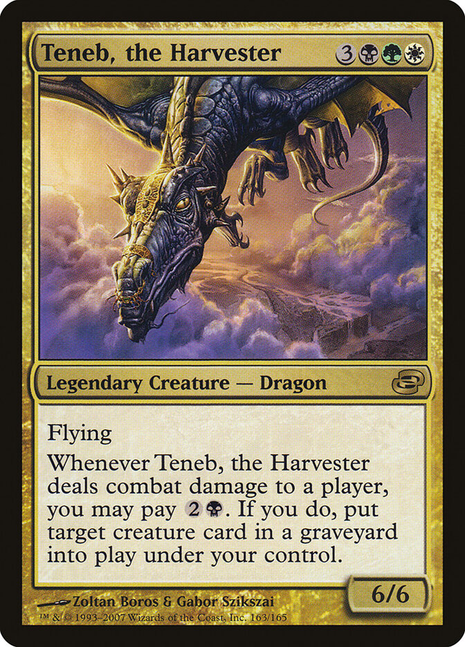Teneb, the Harvester card front