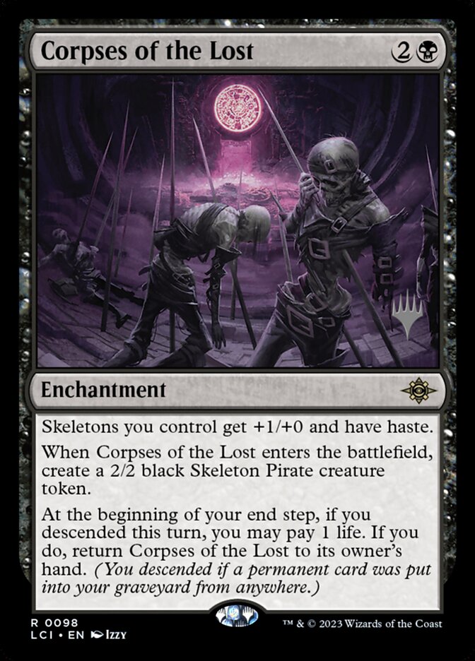 Corpses of the Lost card front