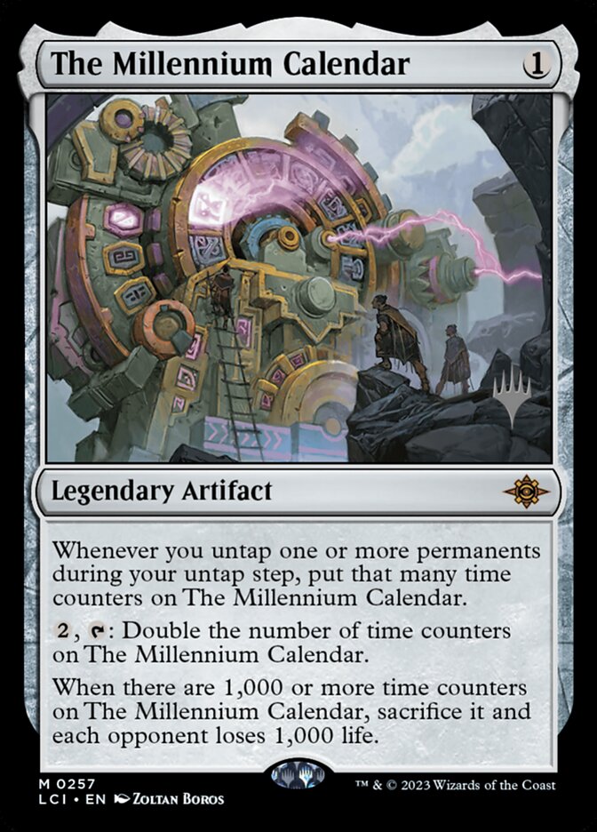 The Millennium Calendar card front