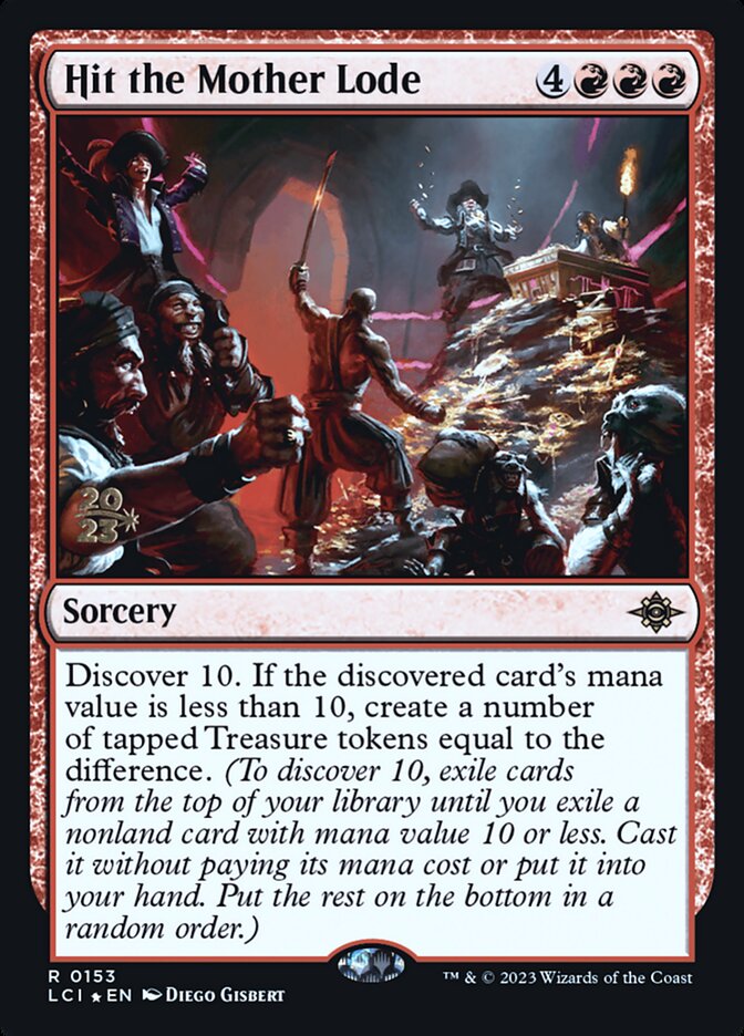Hit the Mother Lode card front