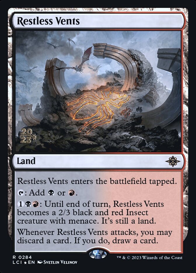 Restless Vents card front