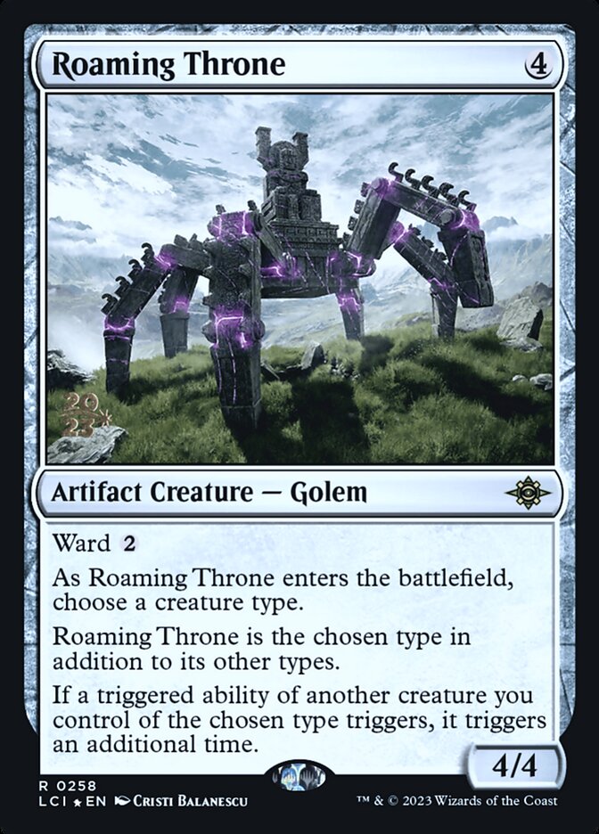Roaming Throne card front