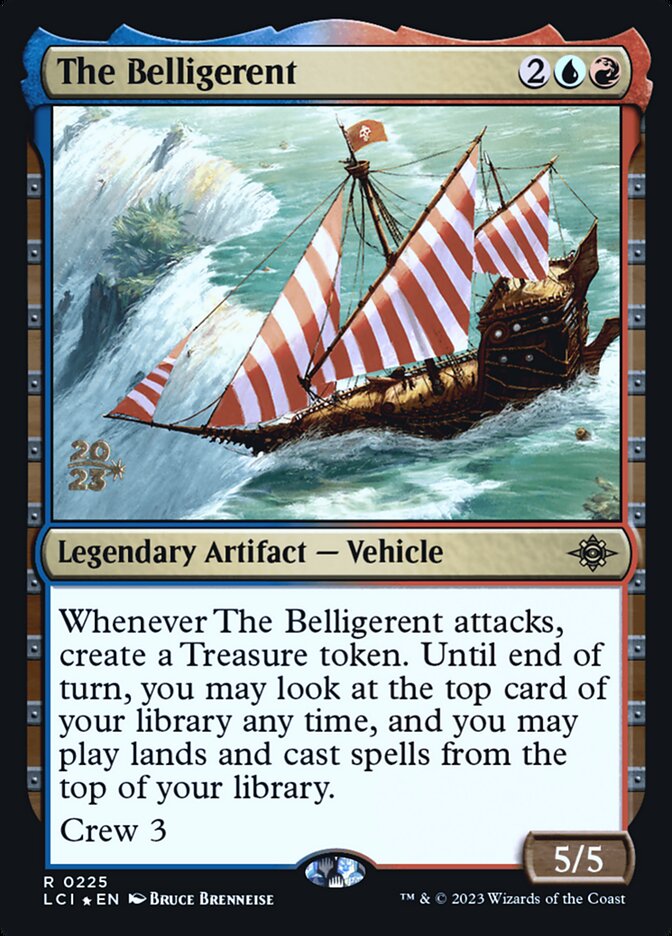 The Belligerent card front