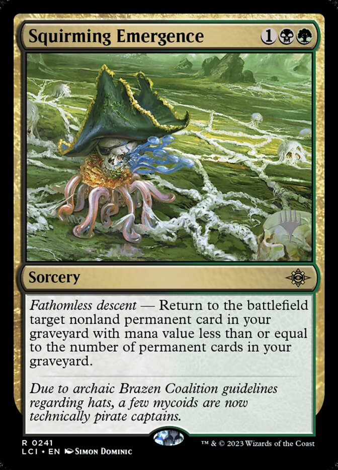 Squirming Emergence card front