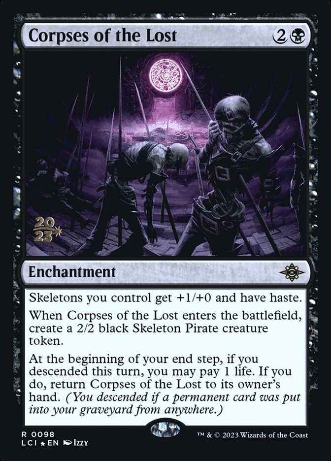 Corpses of the Lost card front