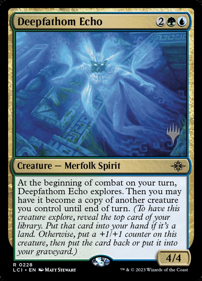 Deepfathom Echo card front