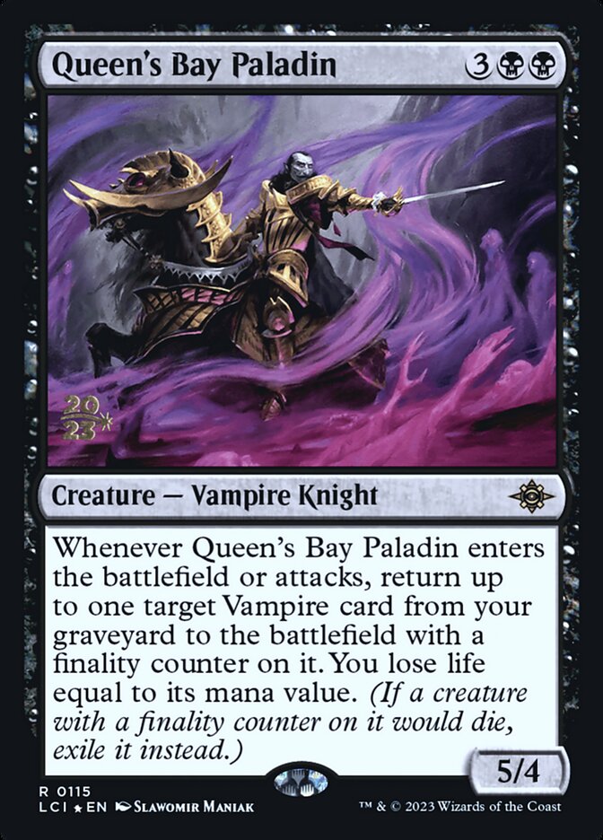 Queen's Bay Paladin card front
