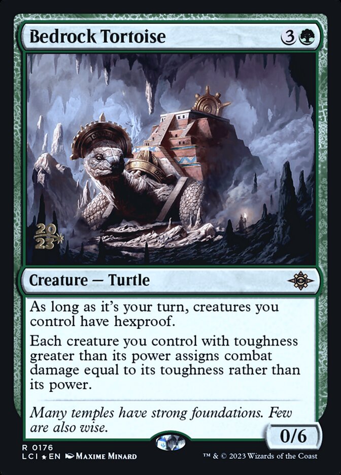 Bedrock Tortoise card front