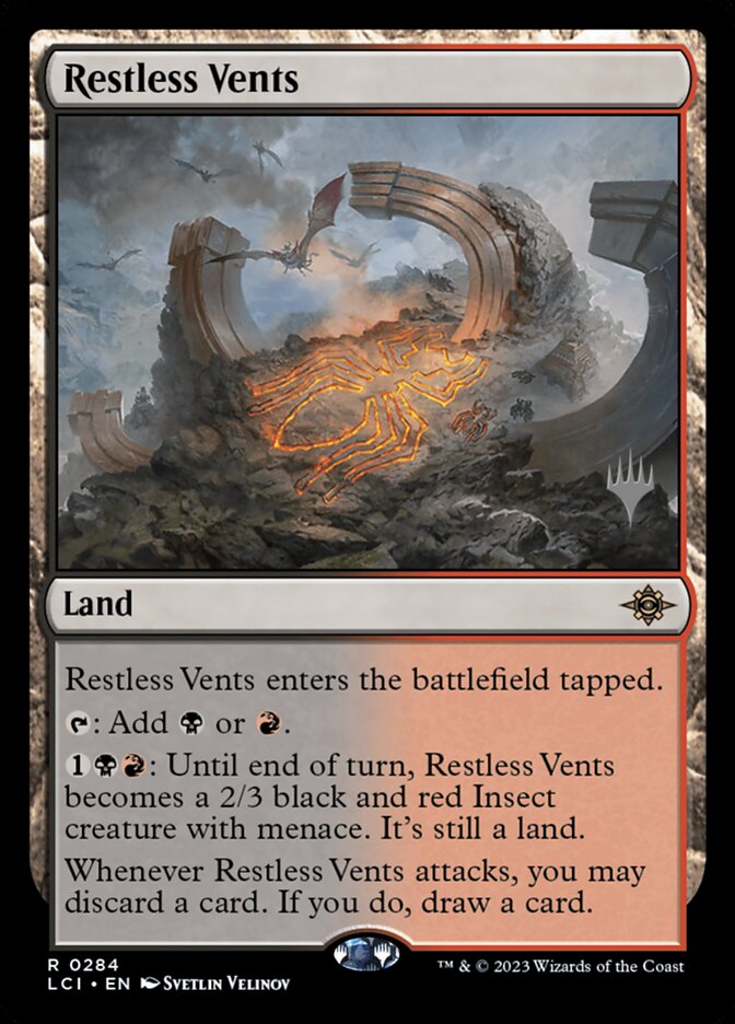 Restless Vents card front