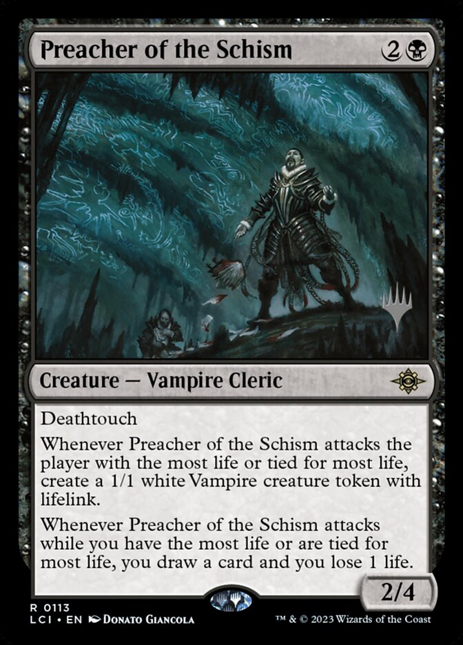 Preacher of the Schism card front