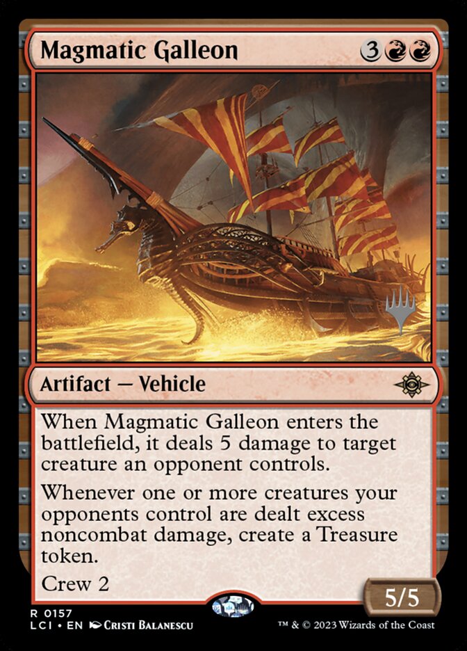 Magmatic Galleon card front