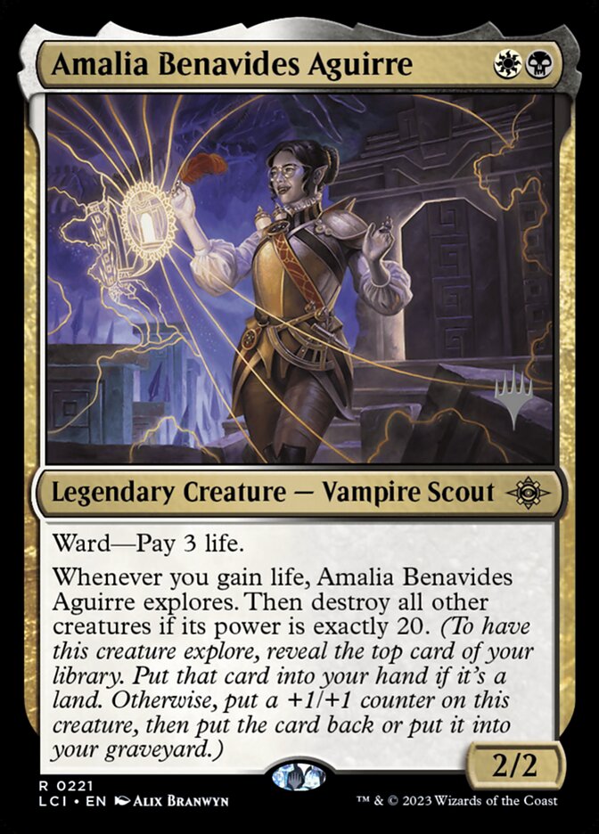 Amalia Benavides Aguirre card front