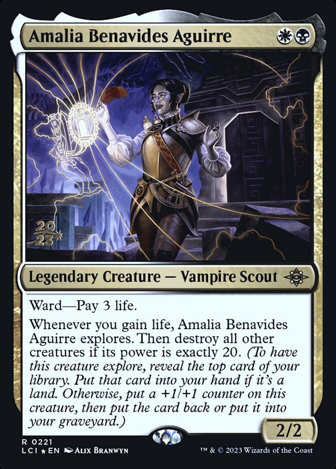 Amalia Benavides Aguirre card front