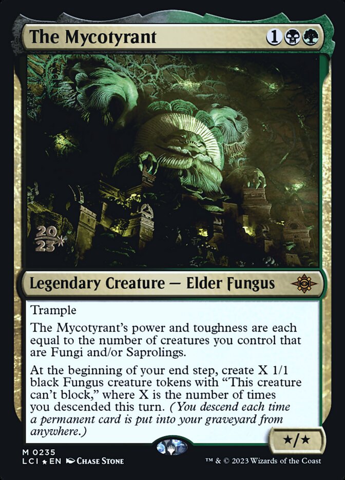 The Mycotyrant card front