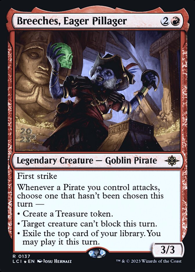 Breeches, Eager Pillager card front