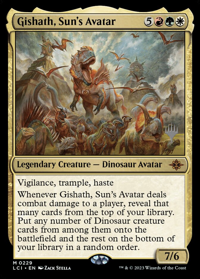 Gishath, Sun's Avatar card front