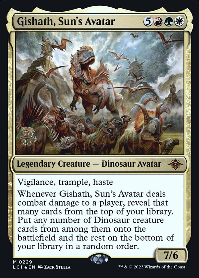 Gishath, Sun's Avatar card front