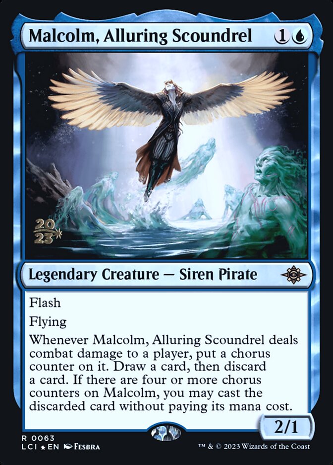 Malcolm, Alluring Scoundrel card front