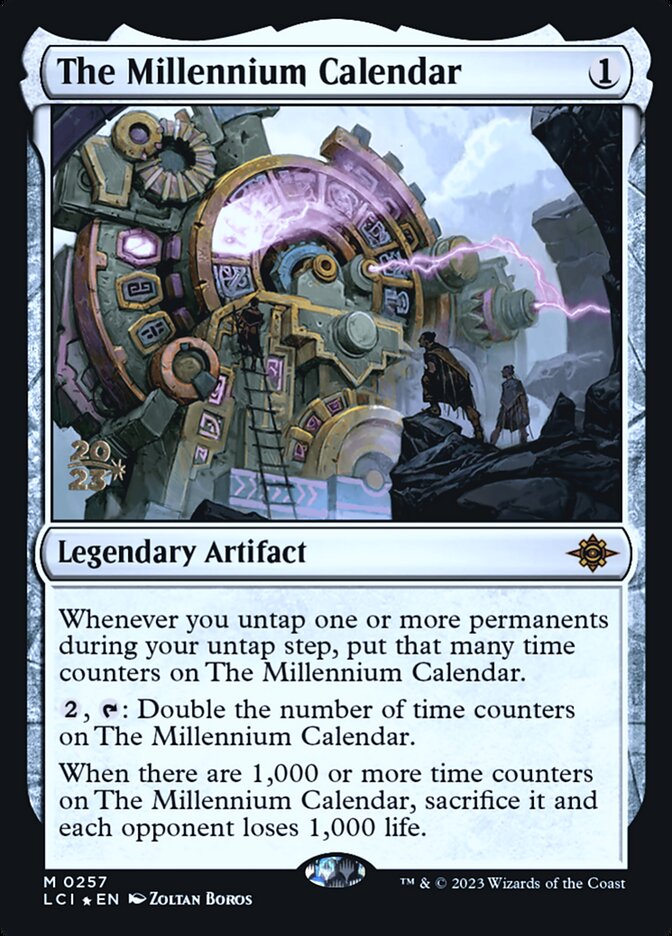 The Millennium Calendar card front