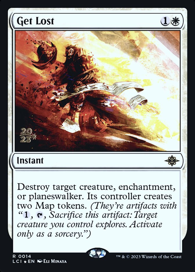 Get Lost card front