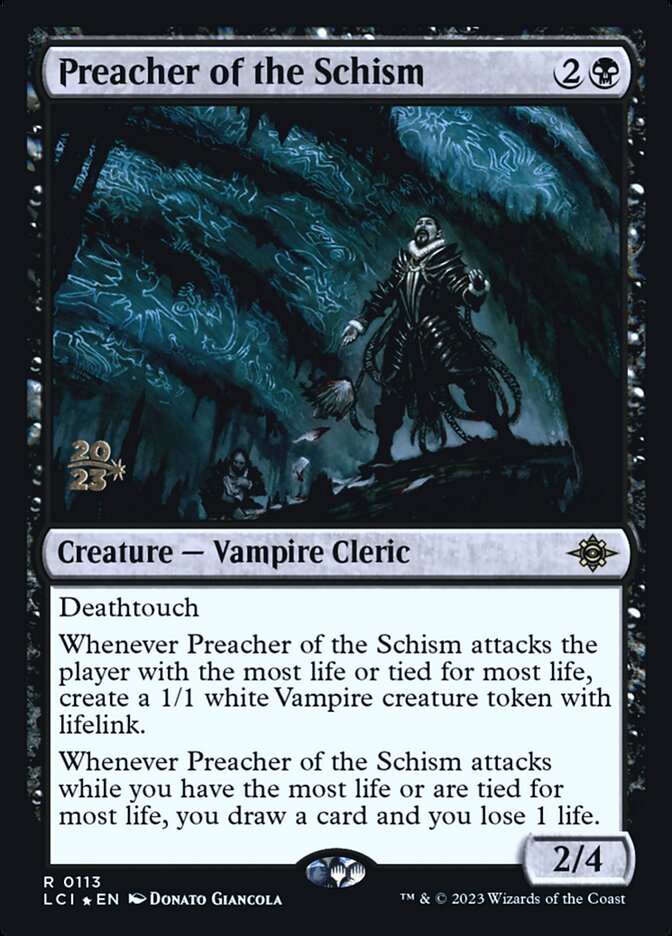 Preacher of the Schism card front