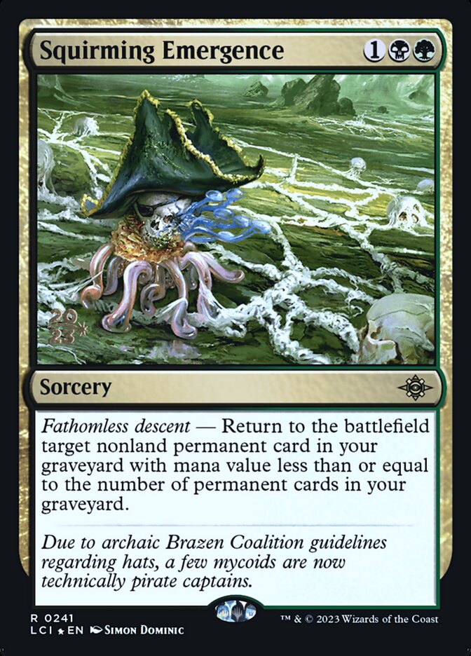 Squirming Emergence card front