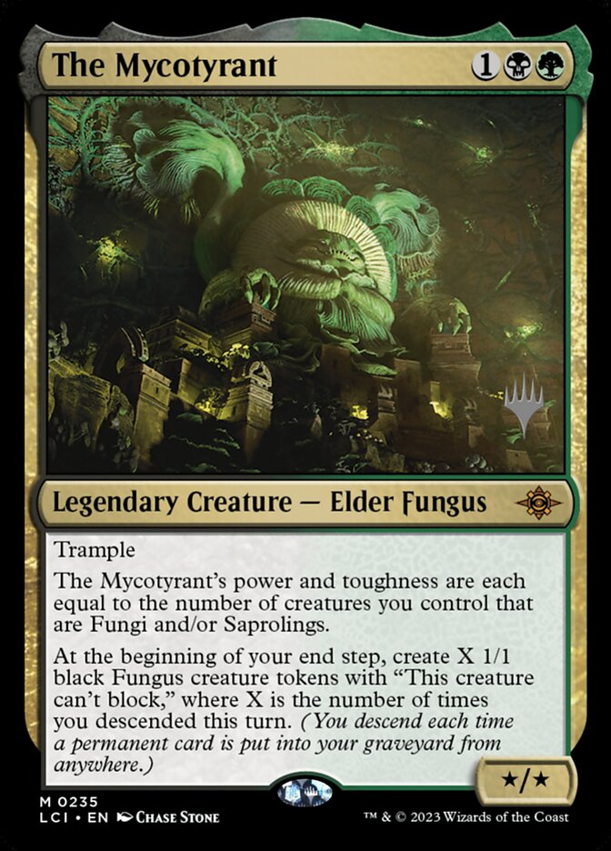 The Mycotyrant card front