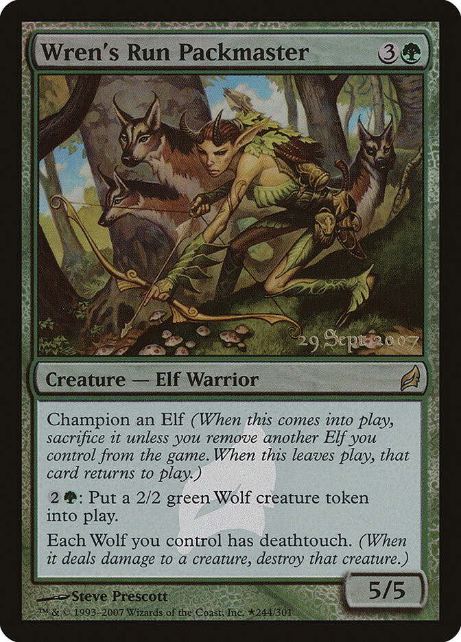 Wren's Run Packmaster card front