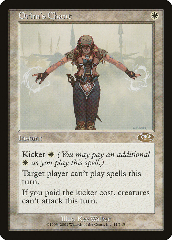 Orim's Chant card front