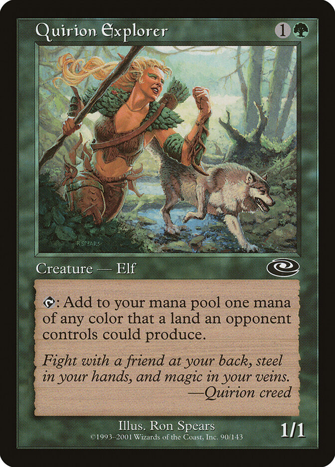 Quirion Explorer card front