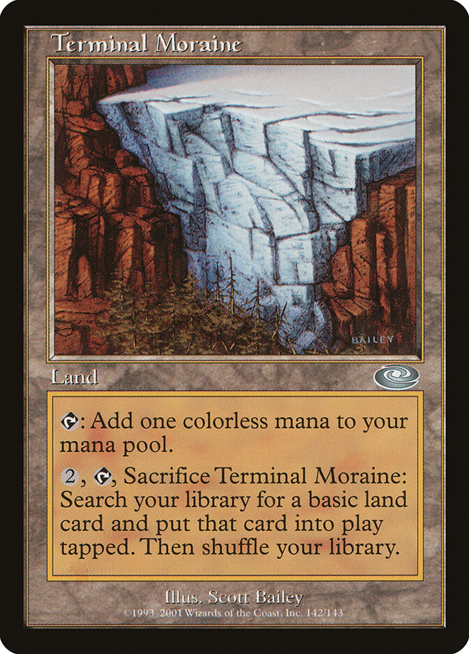 Terminal Moraine card front