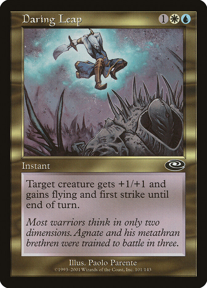 Daring Leap card front