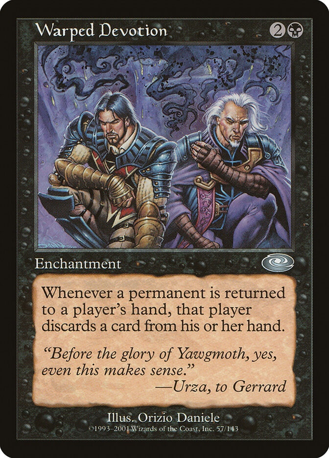 Warped Devotion card front