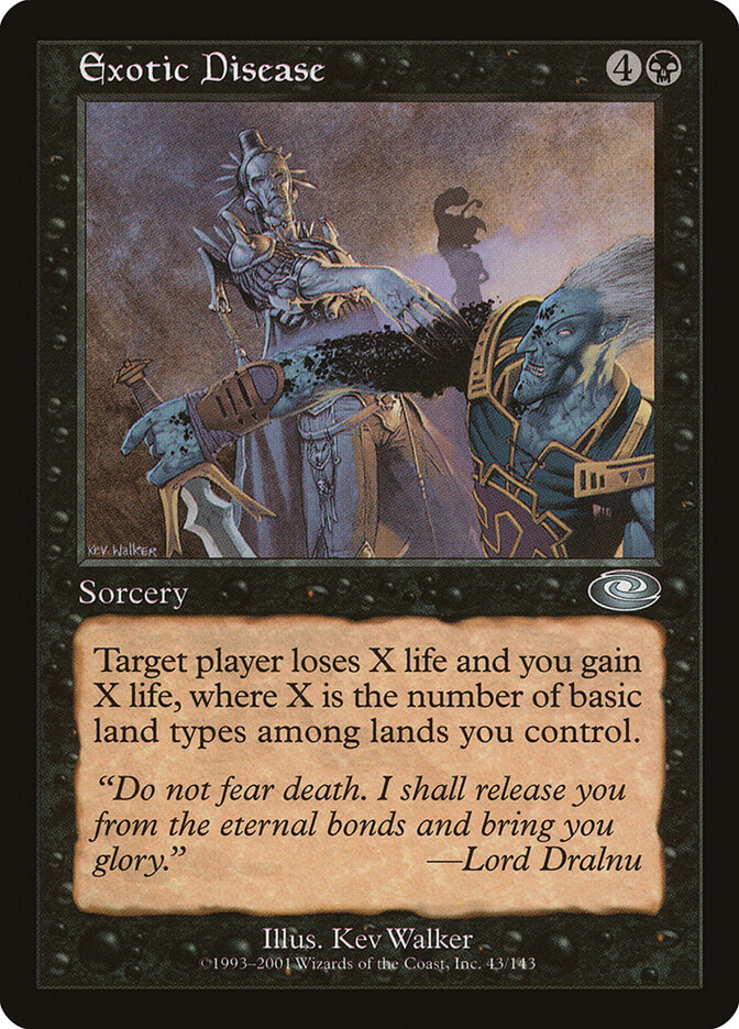 Exotic Disease card front