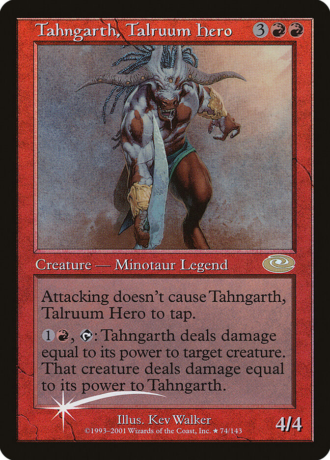 Tahngarth, Talruum Hero card front