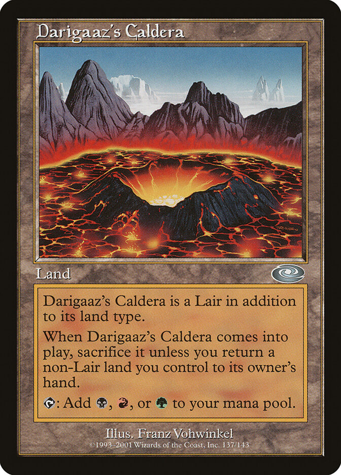 Darigaaz's Caldera card front