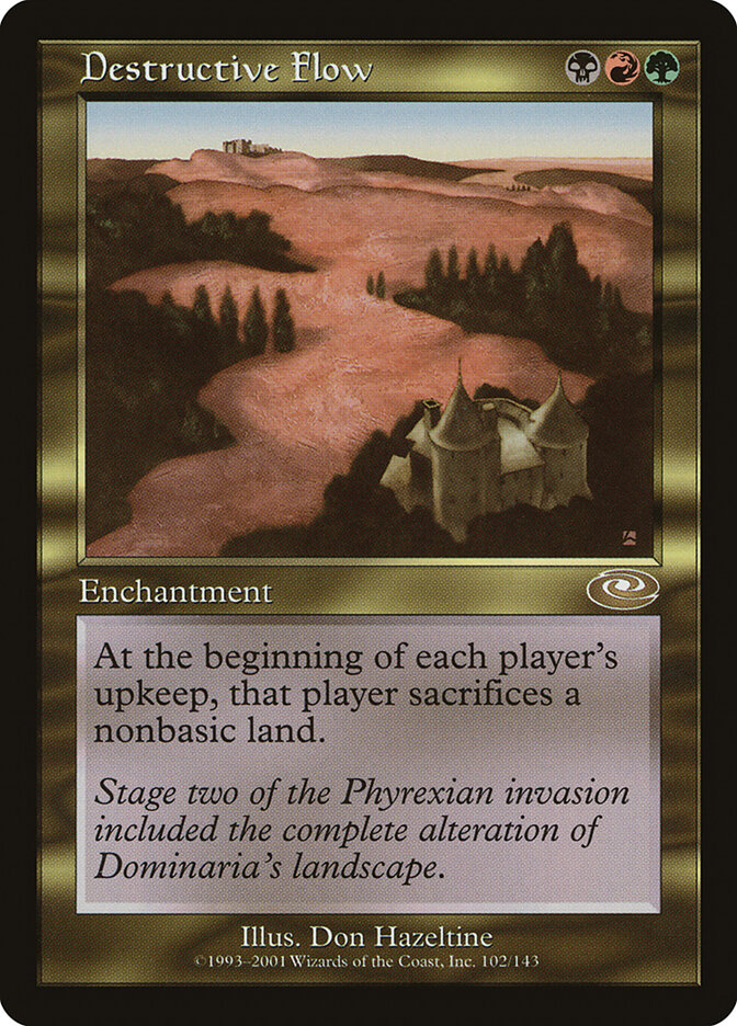 Destructive Flow card front