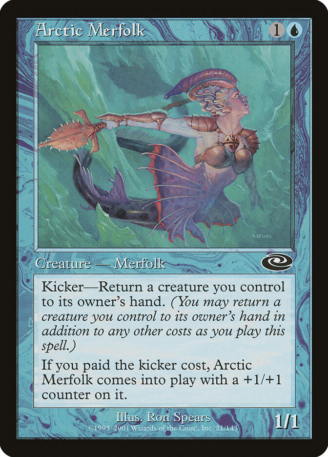 Arctic Merfolk card front